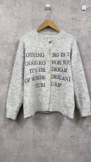 2025年度 新作】 ロゴニットカーディガン 即納の商品ページ｜卸