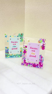 スプリンクル フォト フレーム チェキ ラメ キラキラ instax mini